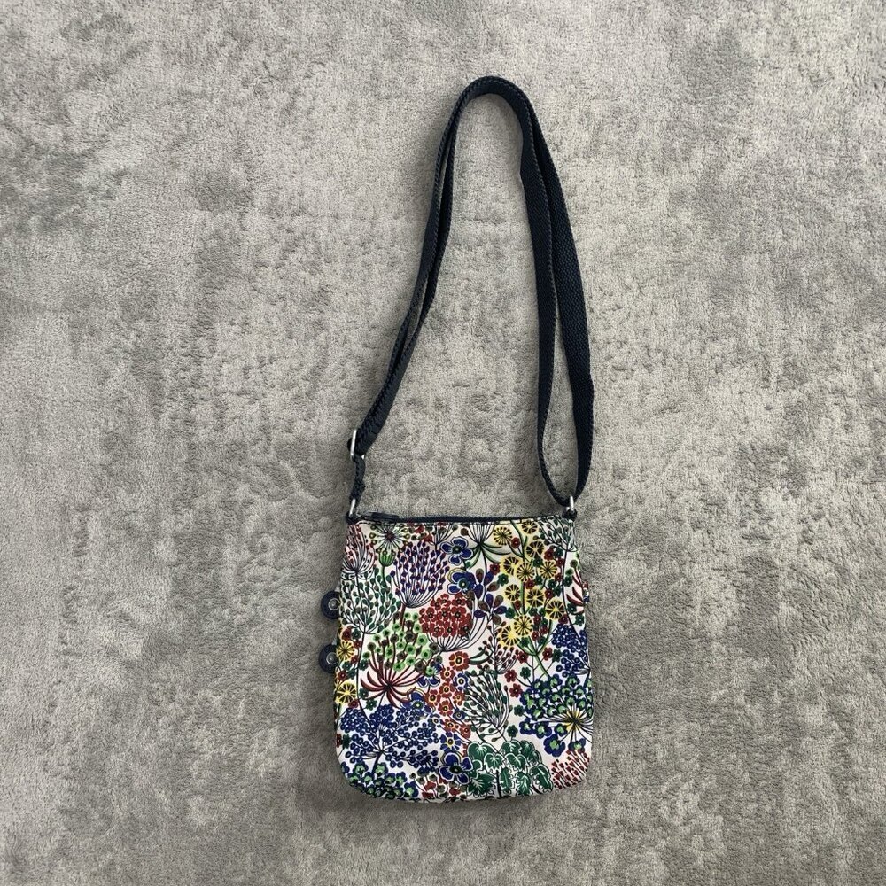 Kipling Crossbody Bag Womens Small Floral Handbag Adjustable Travel 7.5x7” - Picture 8 of 9